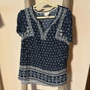 Blue hippie shirt